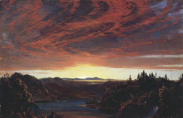 Frederic E.Church Twilight,a Sketch